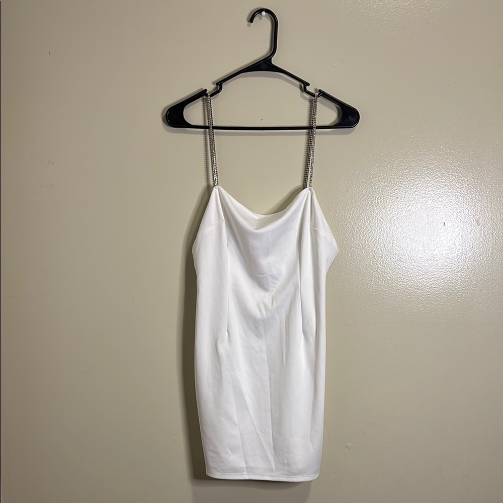 Elegant White Women's Dress